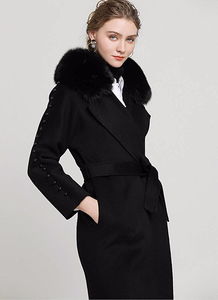 如何找到服装工厂拿货金影奇新款双面尼羊绒大衣